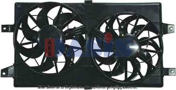 AKS Dasis 528021N - Вентилятор, охолодження двигуна autozip.com.ua