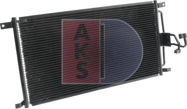 AKS Dasis 522036N - Конденсатор, кондиціонер autozip.com.ua