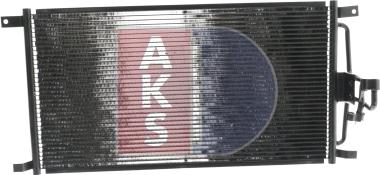 AKS Dasis 522036N - Конденсатор, кондиціонер autozip.com.ua