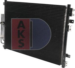 AKS Dasis 522073N - Конденсатор, кондиціонер autozip.com.ua