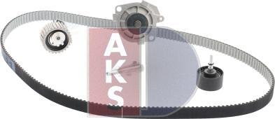 AKS Dasis 570344N - Водяний насос + комплект зубчатого ременя autozip.com.ua