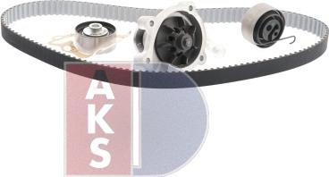 AKS Dasis 570361N - Водяний насос + комплект зубчатого ременя autozip.com.ua