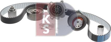 AKS Dasis 570305N - Водяний насос + комплект зубчатого ременя autozip.com.ua