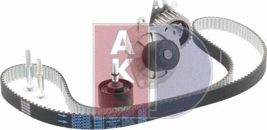 AKS Dasis 570291N - Водяний насос + комплект зубчатого ременя autozip.com.ua