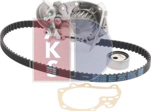 AKS Dasis 570254N - Водяний насос + комплект зубчатого ременя autozip.com.ua