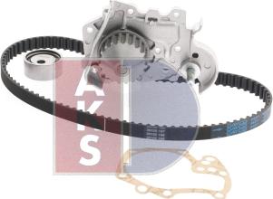 AKS Dasis 570269N - Водяний насос + комплект зубчатого ременя autozip.com.ua