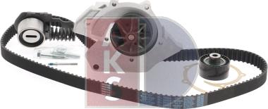 AKS Dasis 570261N - Водяний насос + комплект зубчатого ременя autozip.com.ua