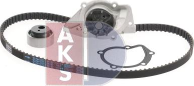 AKS Dasis 570281N - Водяний насос + комплект зубчатого ременя autozip.com.ua