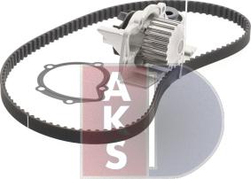 AKS Dasis 570281N - Водяний насос + комплект зубчатого ременя autozip.com.ua