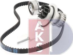 AKS Dasis 570276N - Водяний насос + комплект зубчатого ременя autozip.com.ua