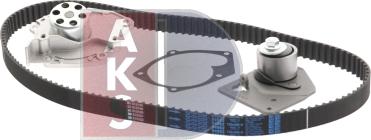 AKS Dasis 570278N - Водяний насос + комплект зубчатого ременя autozip.com.ua