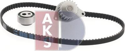 AKS Dasis 570277N - Водяний насос + комплект зубчатого ременя autozip.com.ua