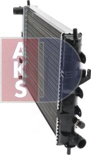 AKS Dasis 090600N - Радіатор, охолодження двигуна autozip.com.ua