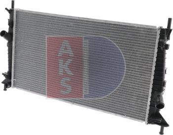 AKS Dasis 090027N - Радіатор, охолодження двигуна autozip.com.ua
