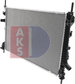 AKS Dasis 090155N - Радіатор, охолодження двигуна autozip.com.ua