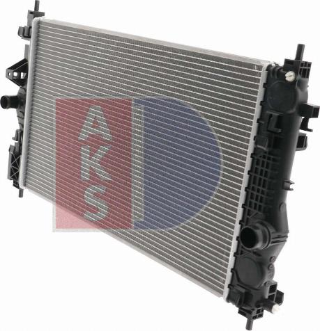 AKS Dasis 090158N - Радіатор, охолодження двигуна autozip.com.ua