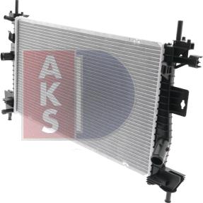 AKS Dasis 090115N - Радіатор, охолодження двигуна autozip.com.ua
