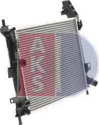 AKS Dasis 090117N - Радіатор, охолодження двигуна autozip.com.ua