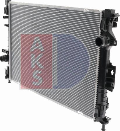 AKS Dasis 090131N - Радіатор, охолодження двигуна autozip.com.ua