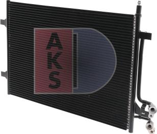 AKS Dasis 092045N - Конденсатор, кондиціонер autozip.com.ua