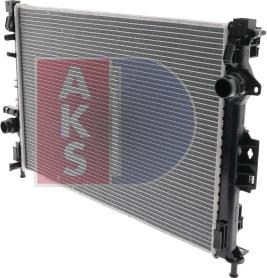 AKS Dasis 092028N - Радіатор, охолодження двигуна autozip.com.ua