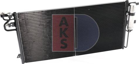 AKS Dasis 092072N - Конденсатор, кондиціонер autozip.com.ua