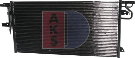 AKS Dasis 092072N - Конденсатор, кондиціонер autozip.com.ua