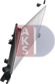 AKS Dasis 092270N - Радіатор, охолодження двигуна autozip.com.ua