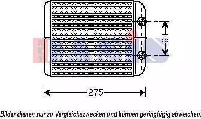 Ava Quality Cooling VWA6301 - Теплообмінник, опалення салону autozip.com.ua