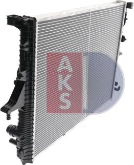 AKS Dasis 044000N - Радіатор, охолодження двигуна autozip.com.ua