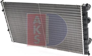 AKS Dasis 040410N - Радіатор, охолодження двигуна autozip.com.ua