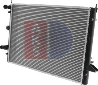 AKS Dasis 040480N - Радіатор, охолодження двигуна autozip.com.ua