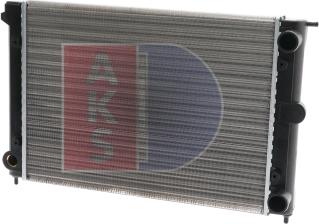 AKS Dasis 040520N - Радіатор, охолодження двигуна autozip.com.ua