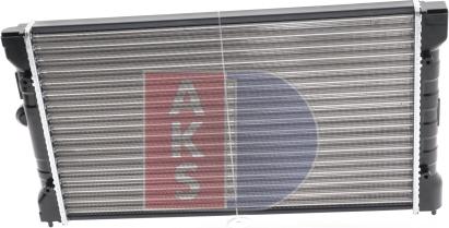 AKS Dasis 040680N - Радіатор, охолодження двигуна autozip.com.ua