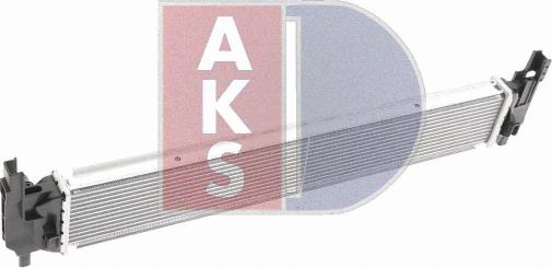 AKS Dasis 040093N - Низькотемпературний охолоджувач, інтеркулер autozip.com.ua