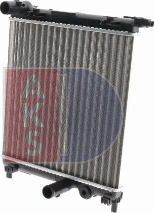 AKS Dasis 040054N - Радіатор, охолодження двигуна autozip.com.ua