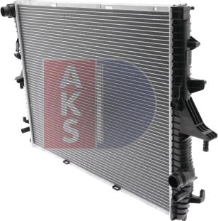 AKS Dasis 040003N - Радіатор, охолодження двигуна autozip.com.ua