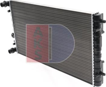 AKS Dasis 040010N - Радіатор, охолодження двигуна autozip.com.ua