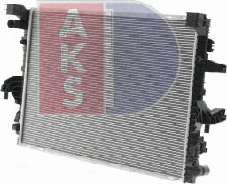 AKS Dasis 040034N - Радіатор, охолодження двигуна autozip.com.ua