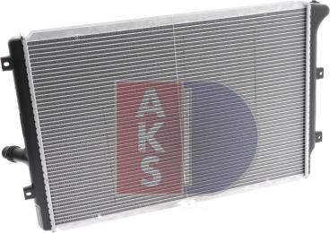 AKS Dasis 040026N - Радіатор, охолодження двигуна autozip.com.ua