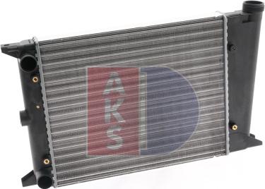 AKS Dasis 040110N - Радіатор, охолодження двигуна autozip.com.ua