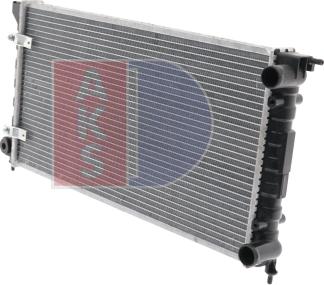 AKS Dasis 040360N - Радіатор, охолодження двигуна autozip.com.ua