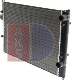 AKS Dasis 041900N - Радіатор, охолодження двигуна autozip.com.ua