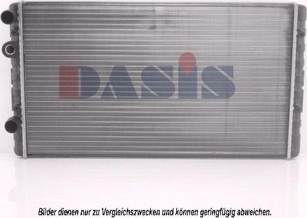 AKS Dasis 041610N - Радіатор, охолодження двигуна autozip.com.ua