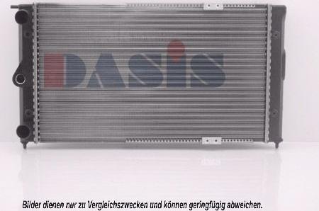 AKS Dasis 041630N - Радіатор, охолодження двигуна autozip.com.ua