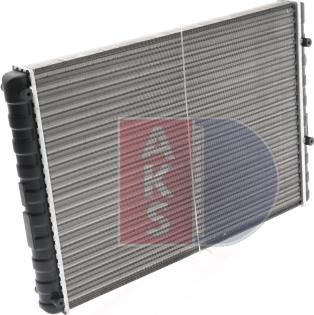AKS Dasis 041620N - Радіатор, охолодження двигуна autozip.com.ua