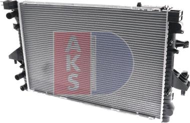 AKS Dasis 041007N - Радіатор, охолодження двигуна autozip.com.ua