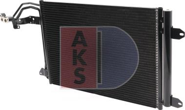 AKS Dasis 042008N - Конденсатор, кондиціонер autozip.com.ua