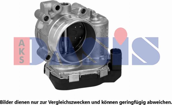 AKS Dasis 047064N - Патрубок дросельної заслінки autozip.com.ua