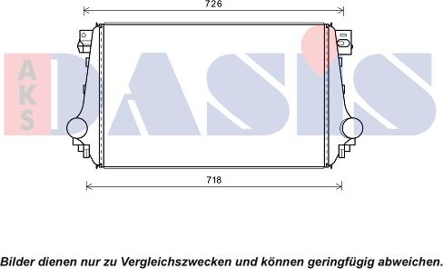 AKS Dasis 047029N - Интеркулер autozip.com.ua